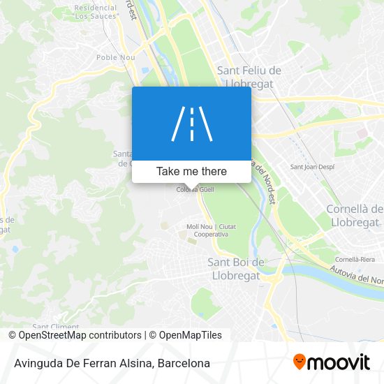 Avinguda De Ferran Alsina map
