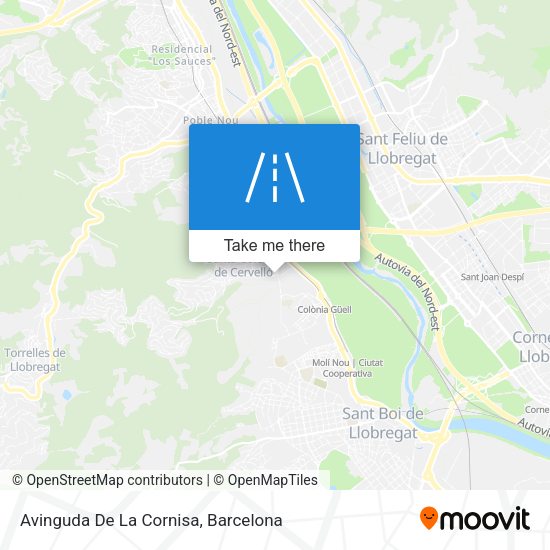 Avinguda De La Cornisa map