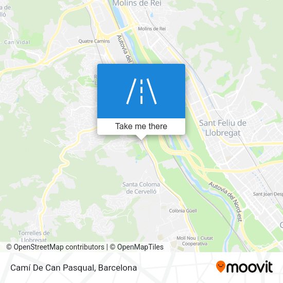 Camí De Can Pasqual map
