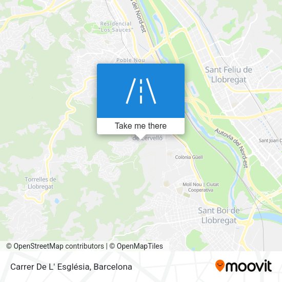 Carrer De L' Església map