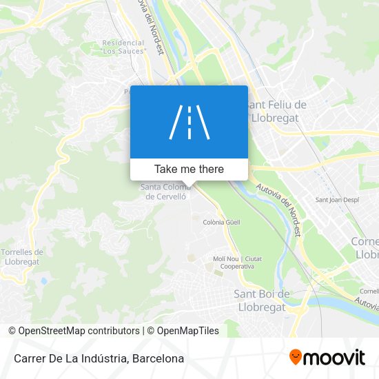 Carrer De La Indústria map
