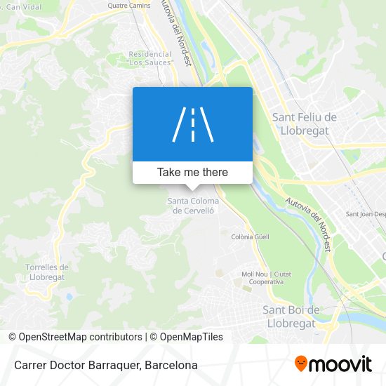 Carrer Doctor Barraquer map