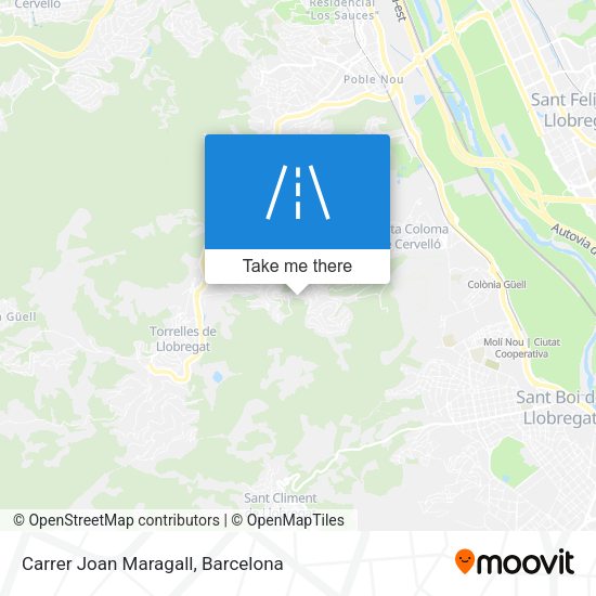 Carrer Joan Maragall map