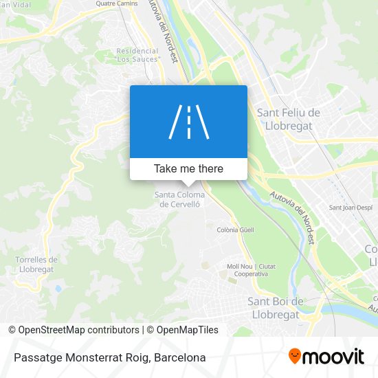 Passatge Monsterrat Roig map