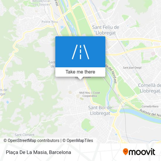 Plaça De La Masia map