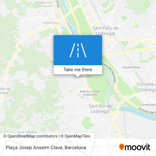 Plaça Josep Anselm Clavé map