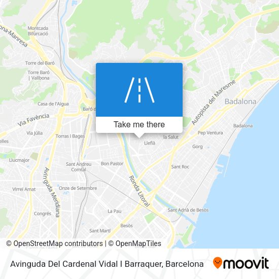 Avinguda Del Cardenal Vidal I Barraquer map