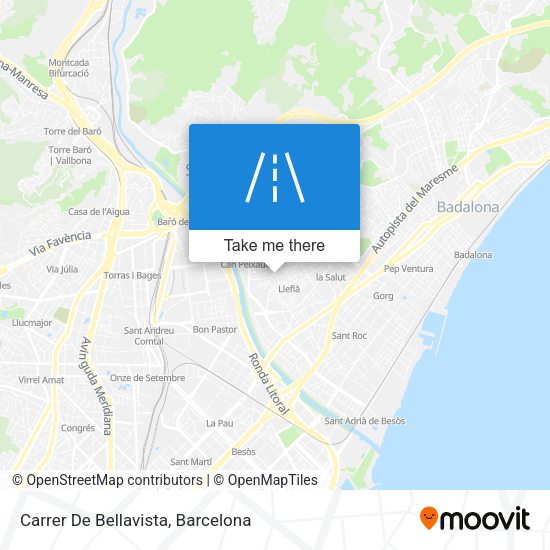 Carrer De Bellavista map