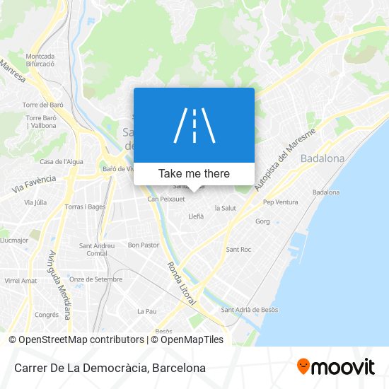 Carrer De La Democràcia map