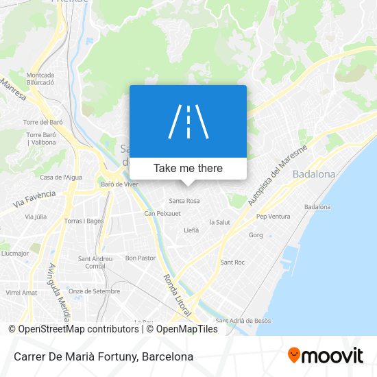 Carrer De Marià Fortuny map