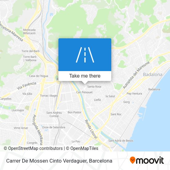 Carrer De Mossen Cinto Verdaguer map