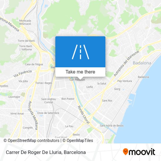 Carrer De Roger De Lluria map