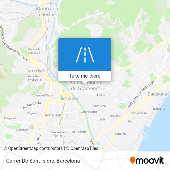 Carrer De Sant Isidre map