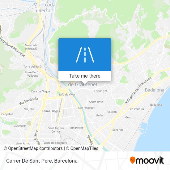 Carrer De Sant Pere map