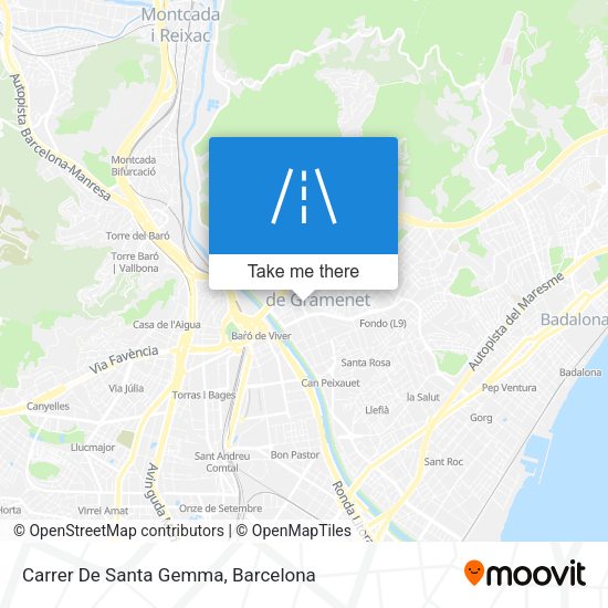 Carrer De Santa Gemma map