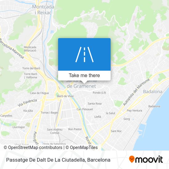 Passatge De Dalt De La Ciutadella map