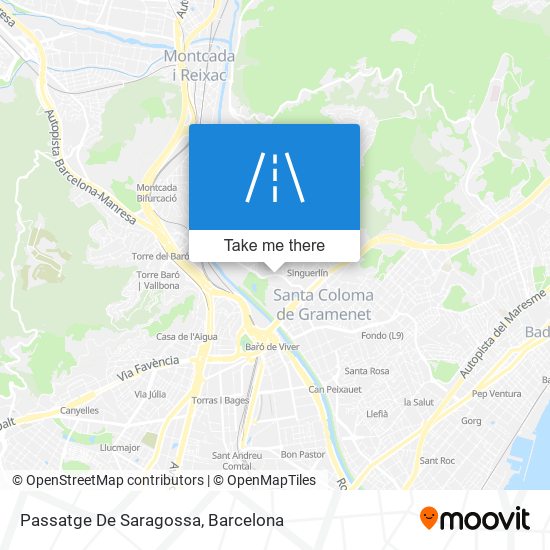 Passatge De Saragossa map