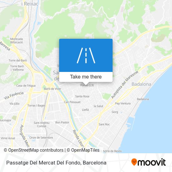 Passatge Del Mercat Del Fondo map