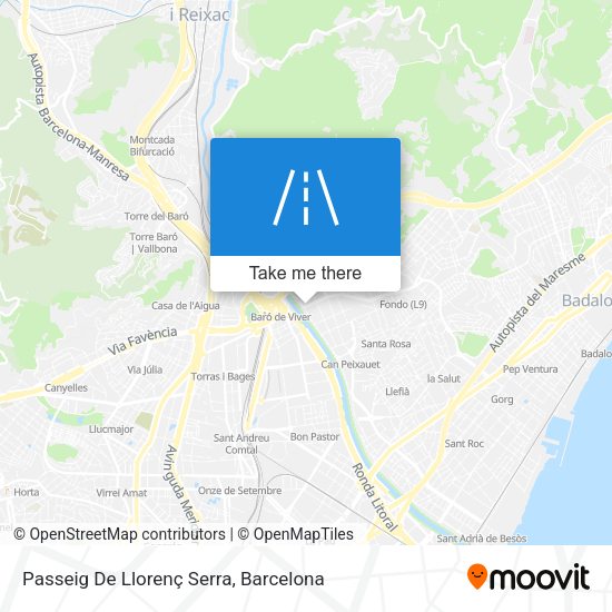 Passeig De Llorenç Serra map