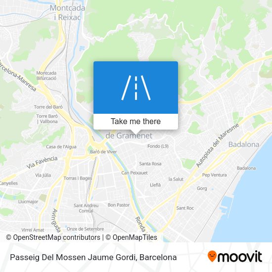 Passeig Del Mossen Jaume Gordi map