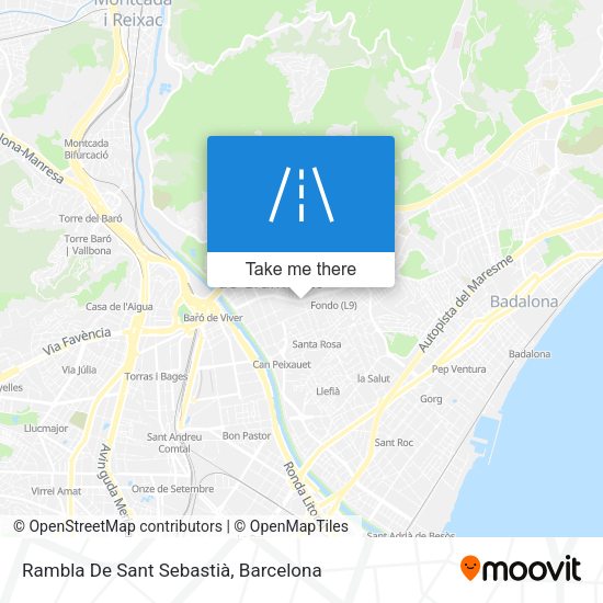 Rambla De Sant Sebastià map