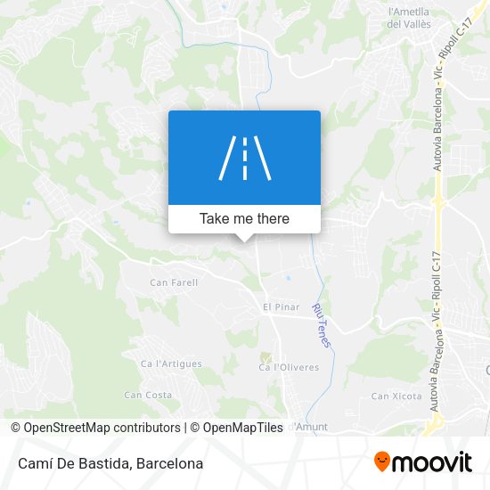 Camí De Bastida map