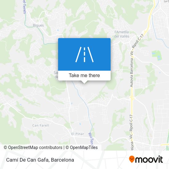 Camí De Can Gafa map