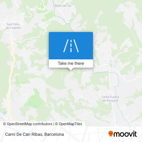 Camí De Can Ribas map