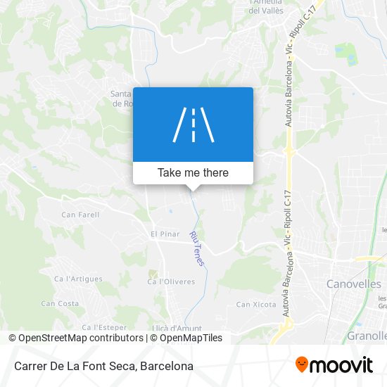 Carrer De La Font Seca map