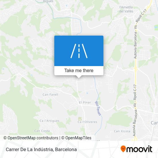 Carrer De La Indústria map