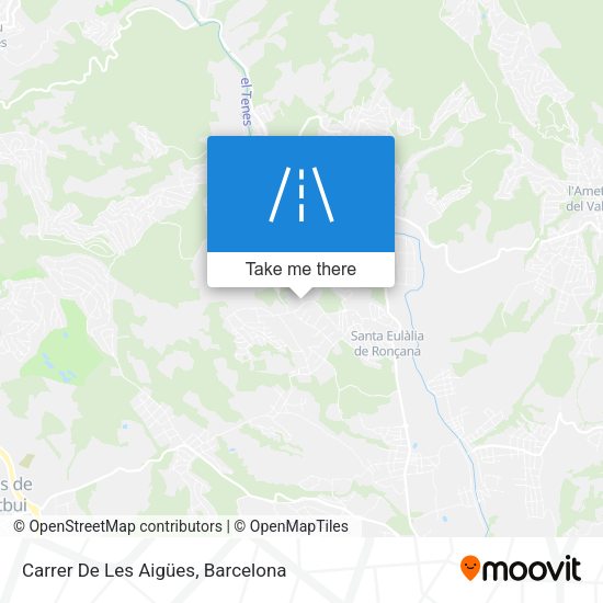 Carrer De Les Aigües map