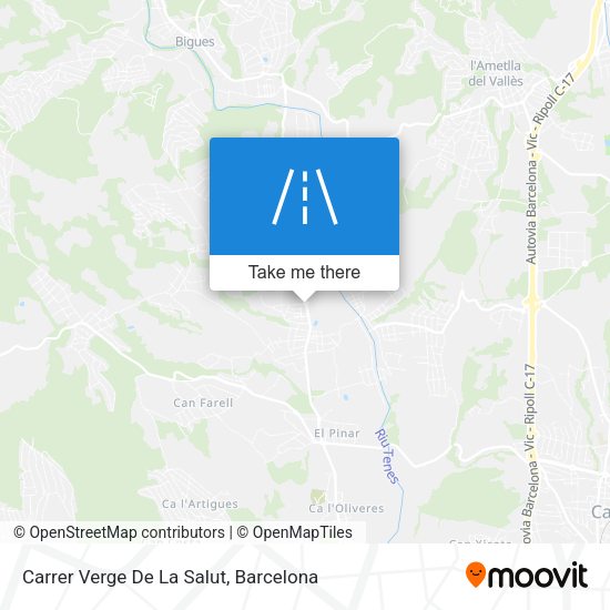 Carrer Verge De La Salut map