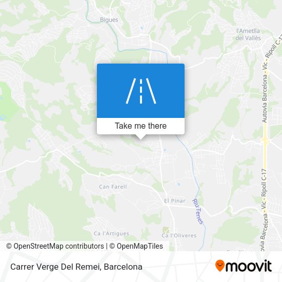 Carrer Verge Del Remei map