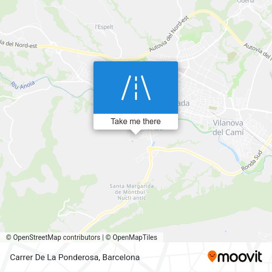 Carrer De La Ponderosa map