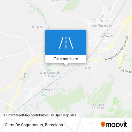 Camí De Sagraments map