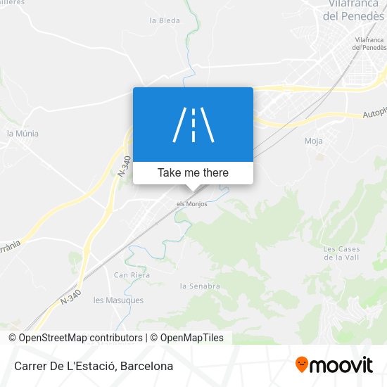 Carrer De L'Estació map
