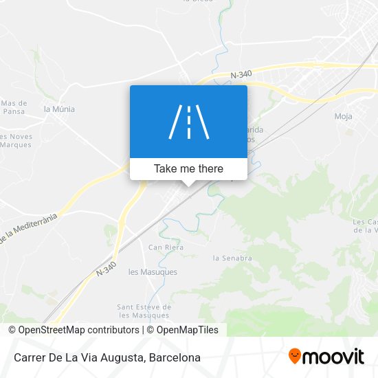 Carrer De La Via Augusta map