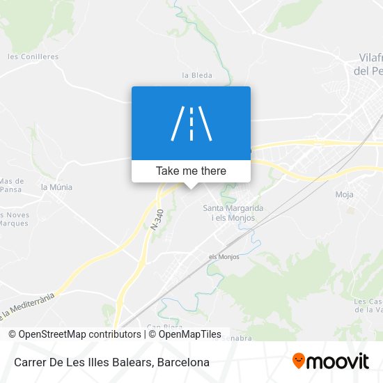 Carrer De Les Illes Balears map