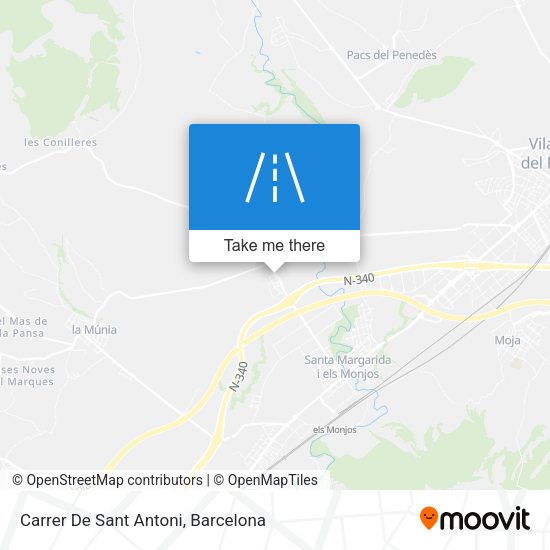 Carrer De Sant Antoni map