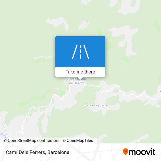 Camí Dels Ferrers map