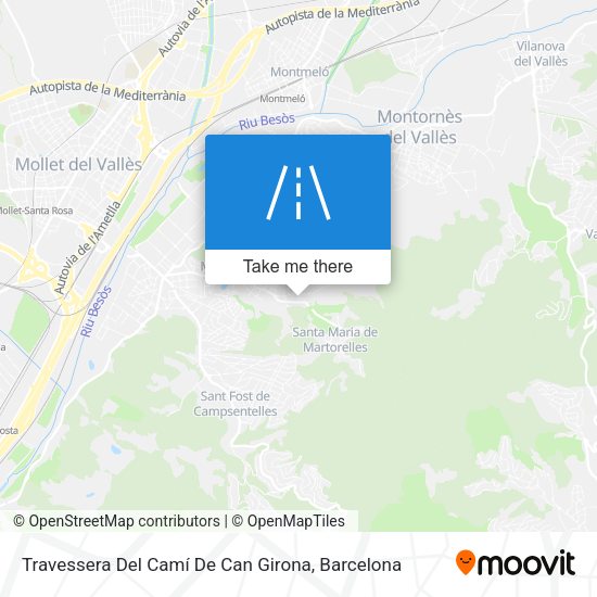 Travessera Del Camí De Can Girona map