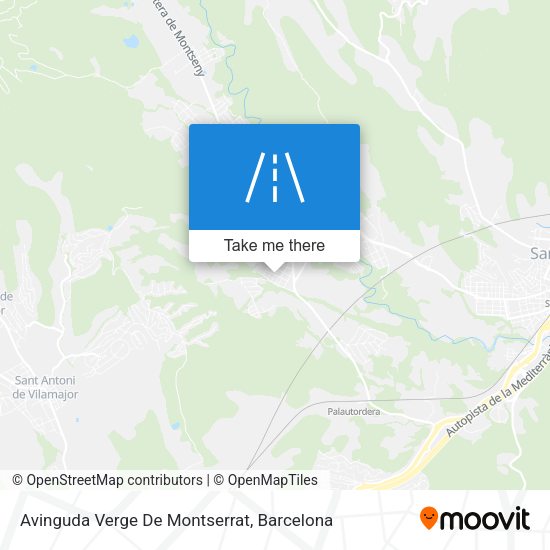 Avinguda Verge De Montserrat map