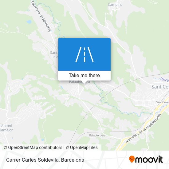 Carrer Carles Soldevila map