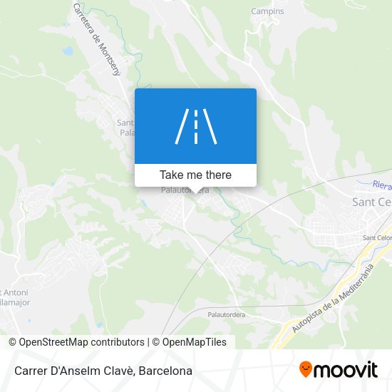 Carrer D'Anselm Clavè map