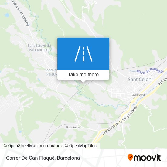 Carrer De Can Flaqué map