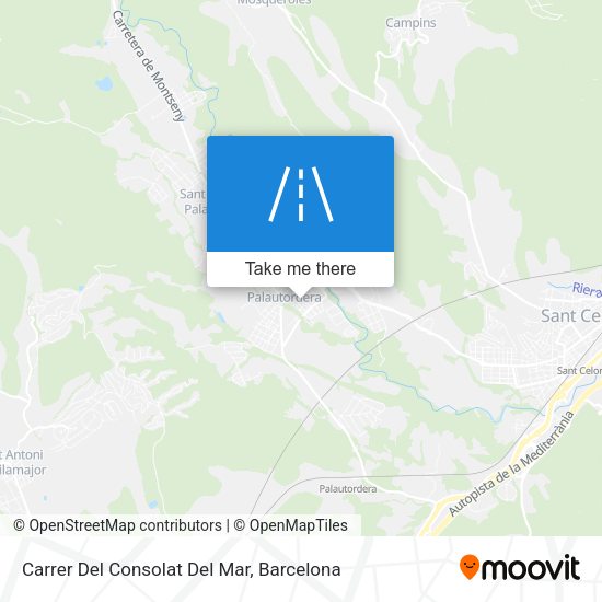 Carrer Del Consolat Del Mar map