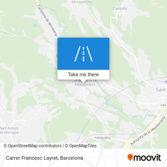 Carrer Francesc Layret map