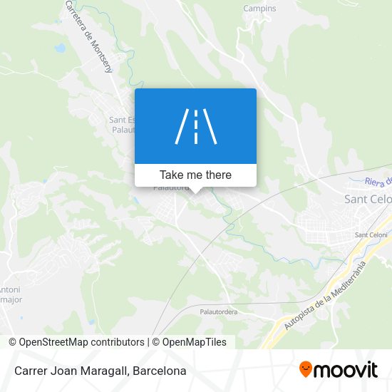 Carrer Joan Maragall map
