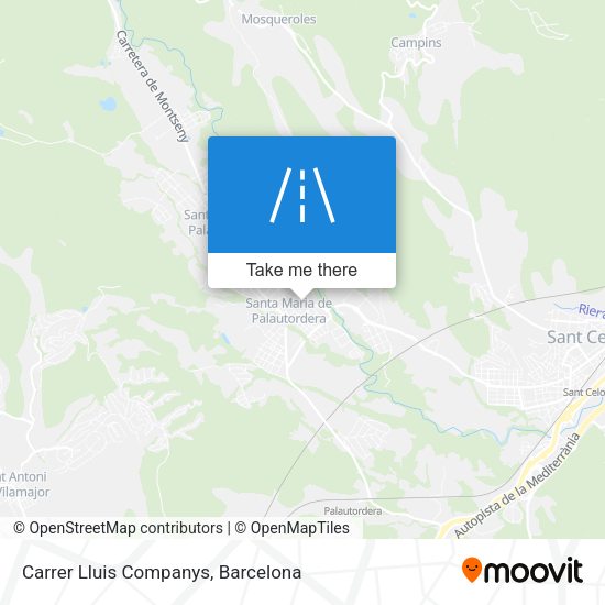 Carrer Lluis Companys map