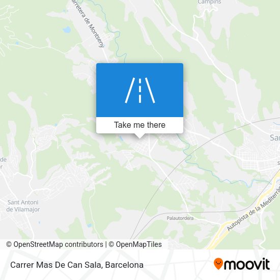 Carrer Mas De Can Sala map